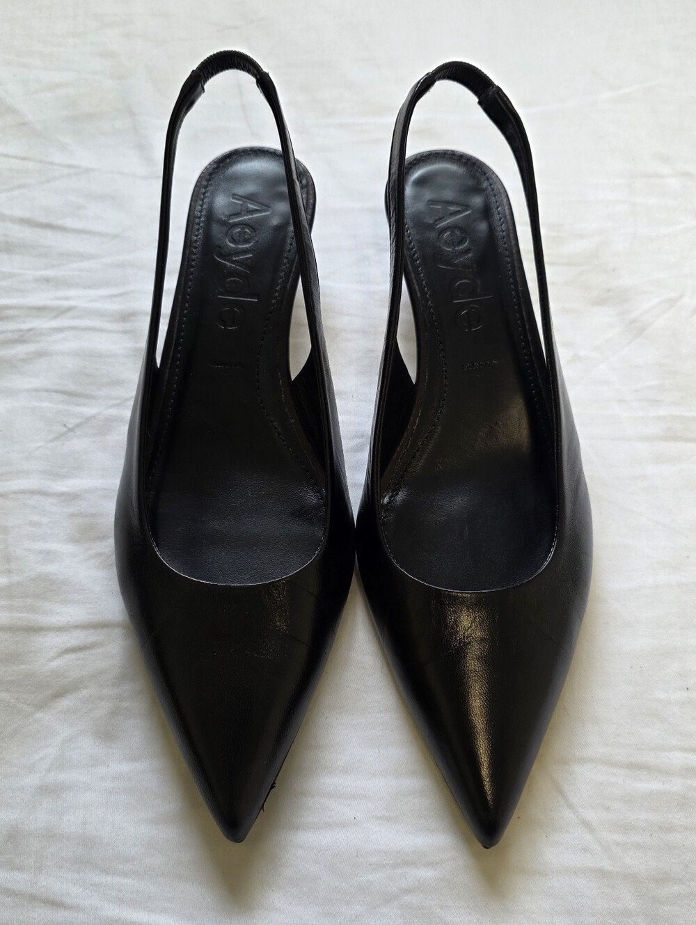 Aeyde Valerie Slingback Heel - Black - 36.5